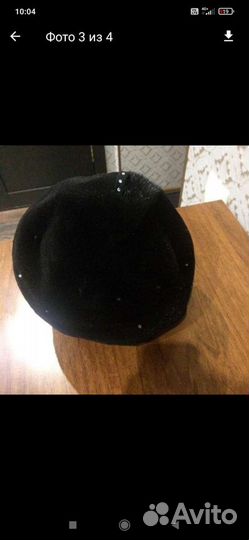 Берет женский со стразами Сваровски