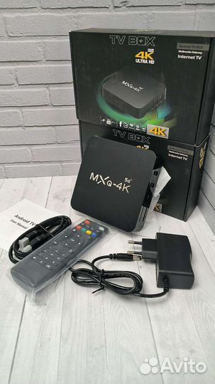 Smart tv андроид приставка тв-BOX 4K Wi-fi