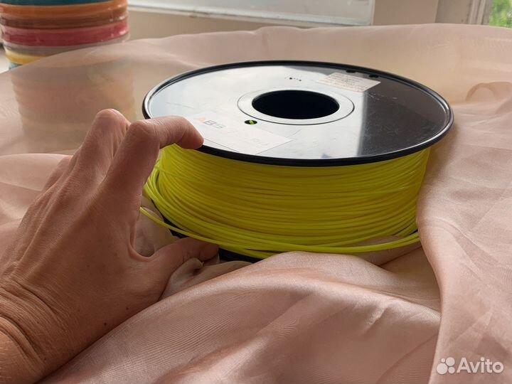 Пластик для 3d принтера 3d ручки ABC 3D.ru Желтый