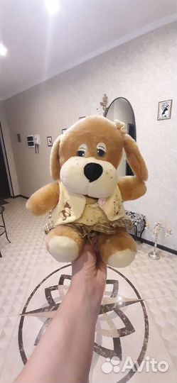 Собака мягкая игрушка