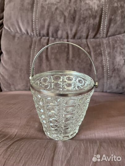 Ваза для фруктов, хрусталь