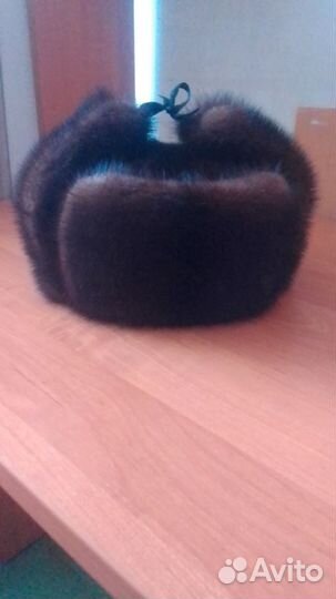 Норковая шапка мужская