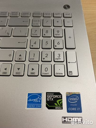 Ноутбук Asus N550JK