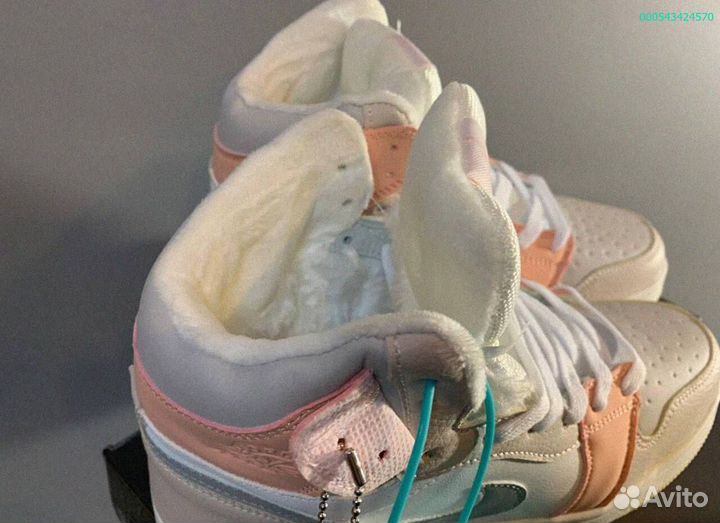 Кроссовки Nike Air Jordan тёплые (Арт.76595)