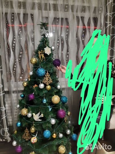 Елка искусственная бу