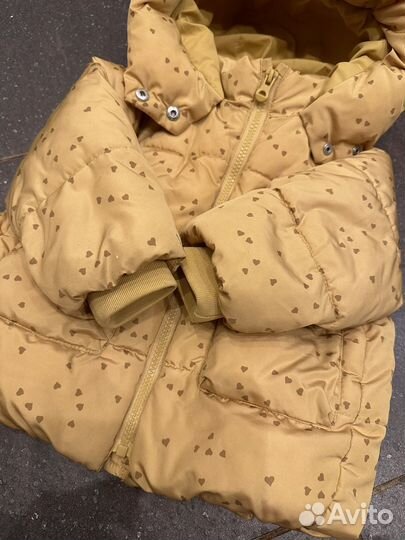 Куртка zara для девочки 80 86