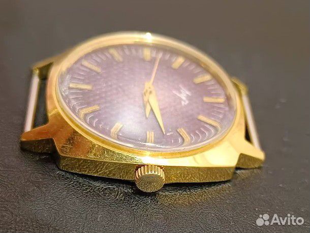 Часы Луч позолоченные СССР