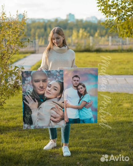 Портрет на холсте, картина, подарок Томск