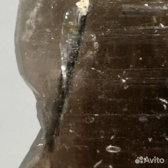 Дымчатый кварц с включениями