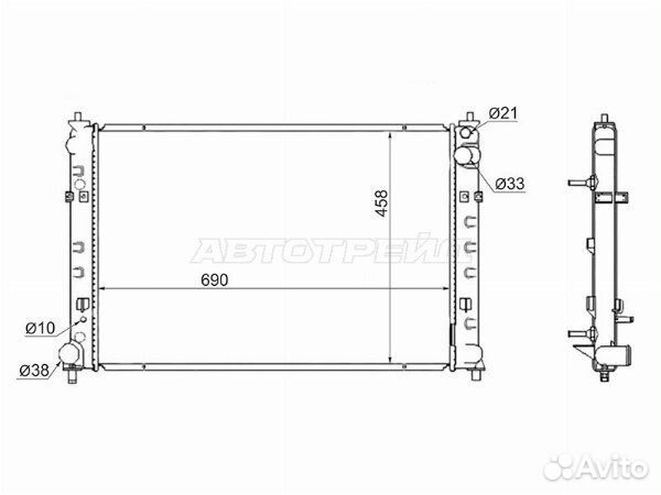 Радиатор mazda efini MPV, mazda MPV, mazda MPV 99-02 LW#, mazda MPV LW# 99-06