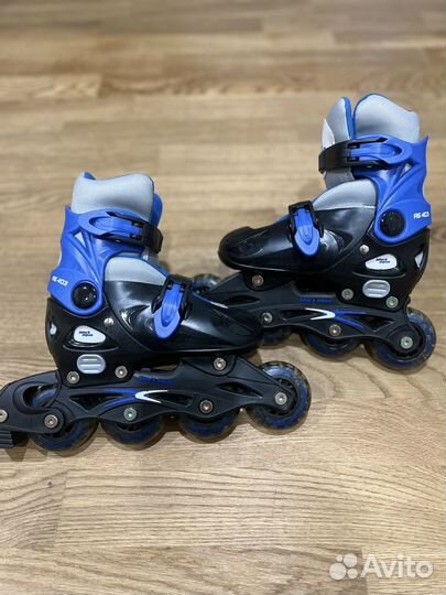 Коньки и ролики 2 в 1 раздвижные