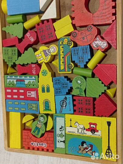 Деревянные игрушки пакетом