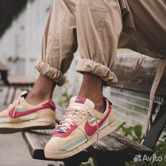 Кроссовки Nike Cortez x The Union Yellow / Red