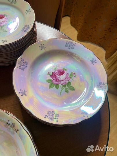 Продам столовый сервиз Роза, ГДР, Kahla