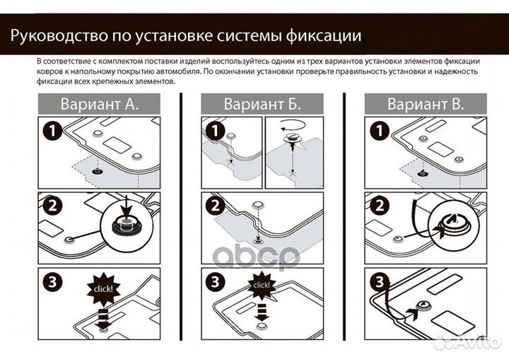 Коврики салона (полиуретан) renault dusteriih