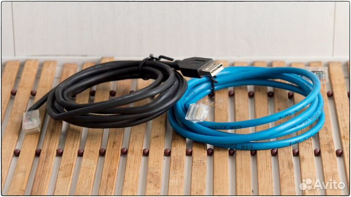 Кабель USB-A на USB-B, mini USB, micro USB, RJ-45