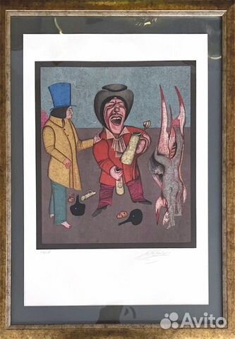 Картина оригинальная литография Михаила Шемякина объявление продам