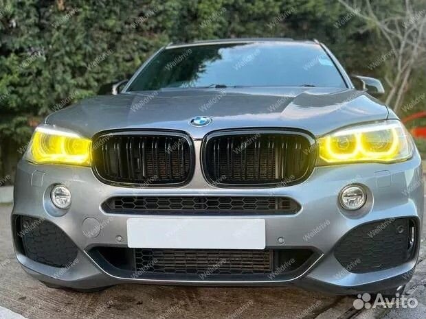 Ангельские глазки BMW X5 F15 X6 F16 желтые