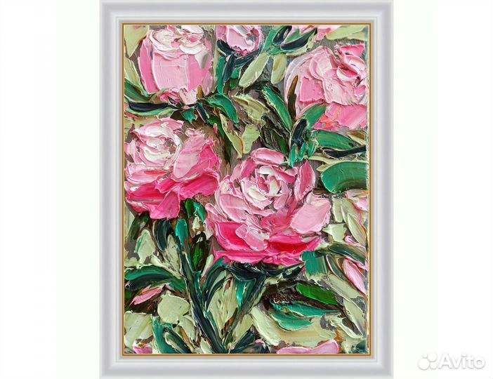 Картина с розами 