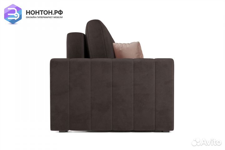 Диван еврокнижка Лондон коричневый