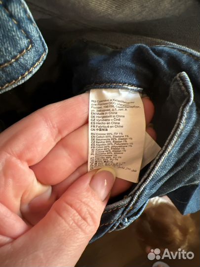 Джинсовый комбинезон женский