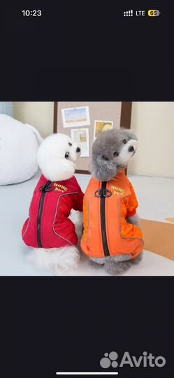 Зимний комбинезон для собак 40 см