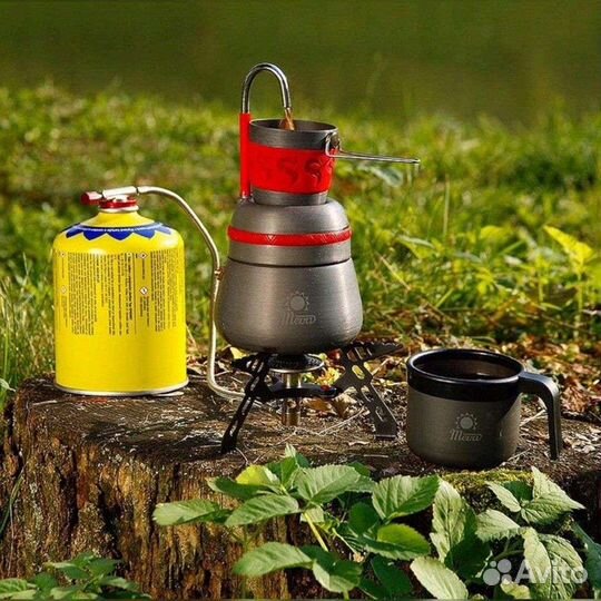 Гейзерная кофеварка туристическая походная