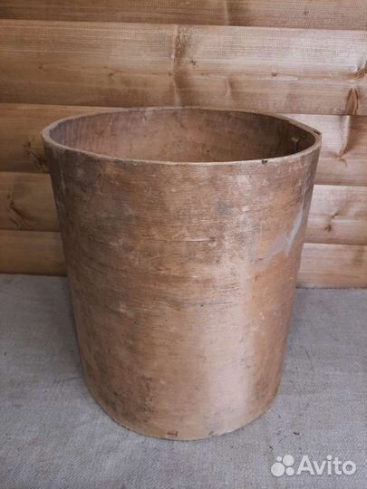 Короб Лубяной Круглый без крыши 19в