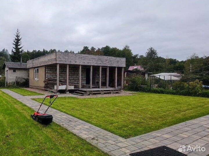 Выравнивание участка,дорожки,газон,благоустройство