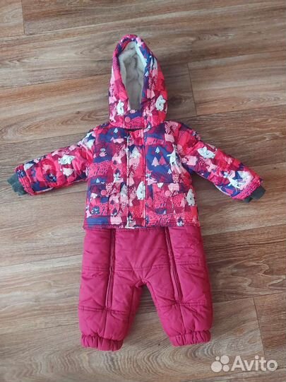 Зимний комбинезон для девочки 74 80