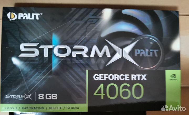 Видеокарта rtx 4060 palit stormx новая