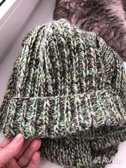 Комплект шапка и шарф