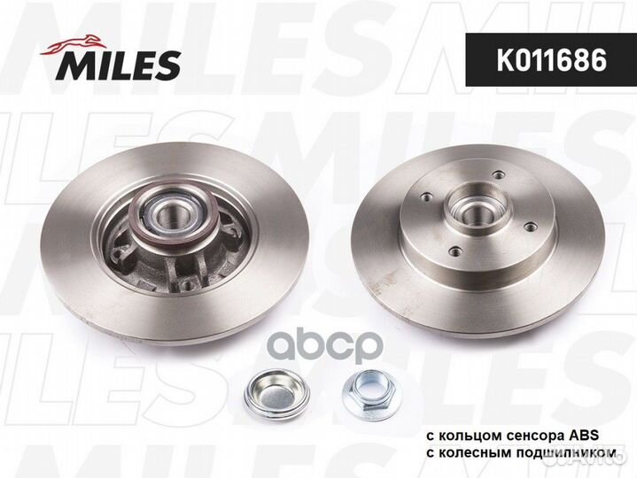 Диск тормозной citroen C4 04/peugeot 308 07- з