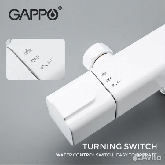 Душевая система Gappo G2491-8 с термостатом