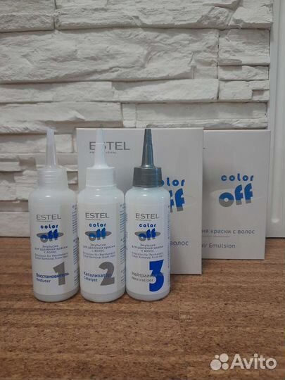 Смывка краски для волос Estel color off