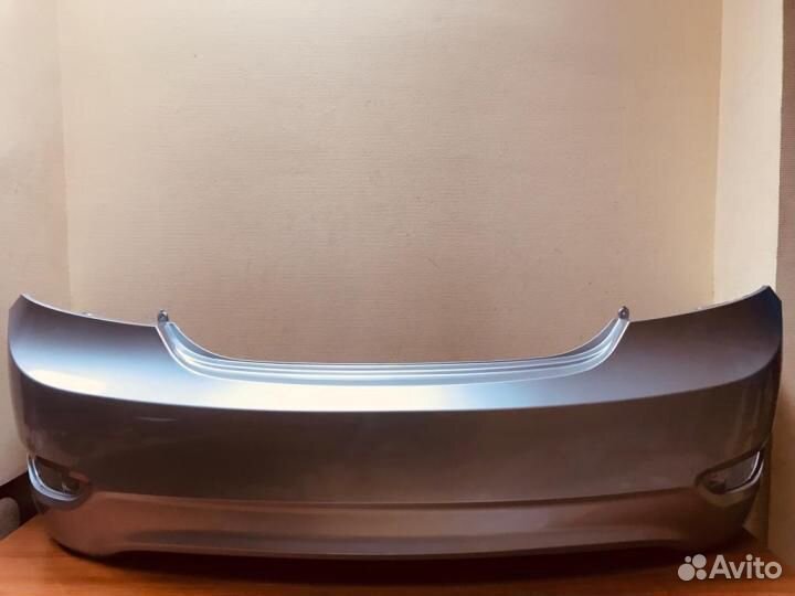 Бампер задний Hyundai Solaris 11-15 серый