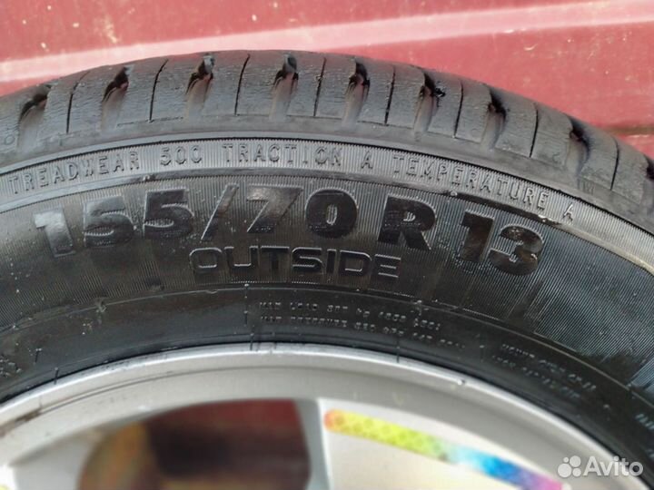 Литые диски на daewoo matiz с летней резиной