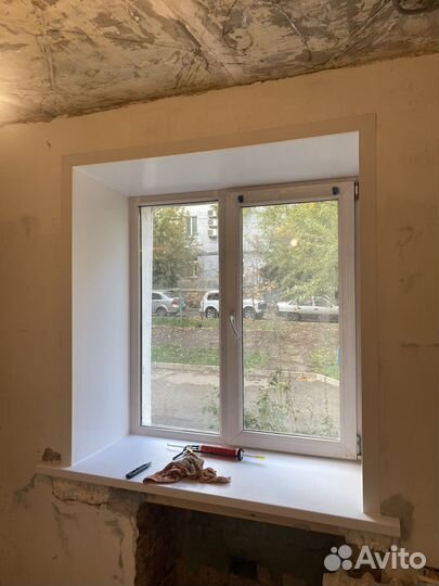 Замена стекол на стеклопакеты, штапики