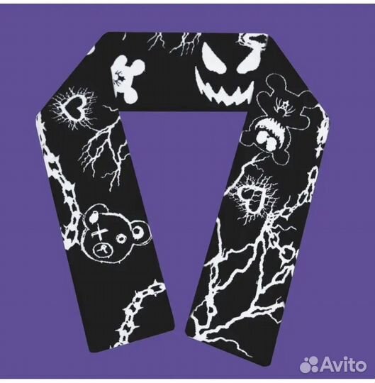 Шарф унисекс в стиле дрейн