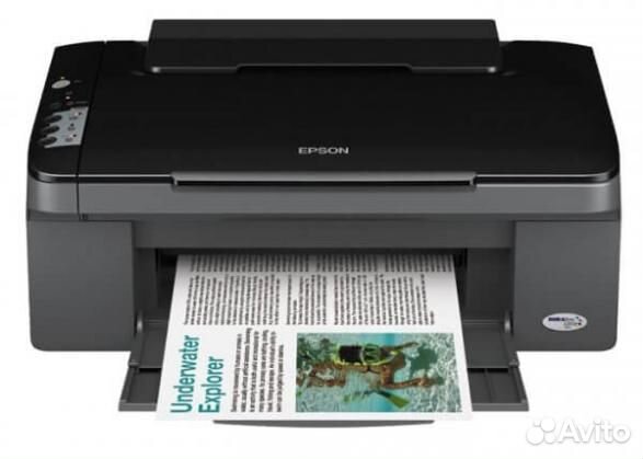 Цветной струйный принтер epson stylus tx109 106