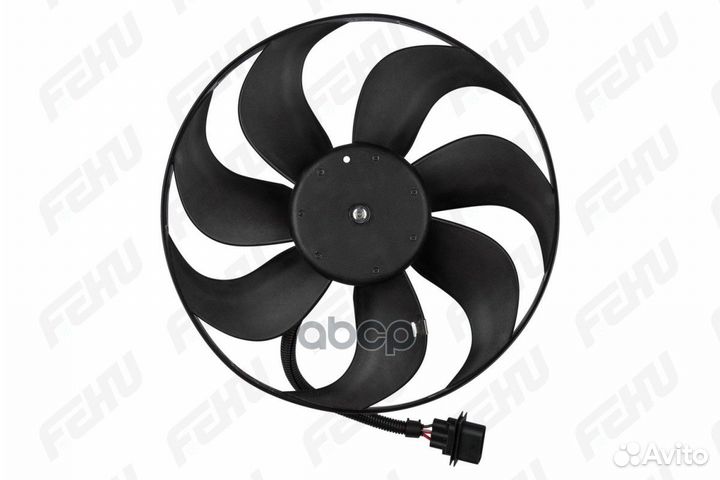 Электровентилятор охлаждения (без кожуха) skoda