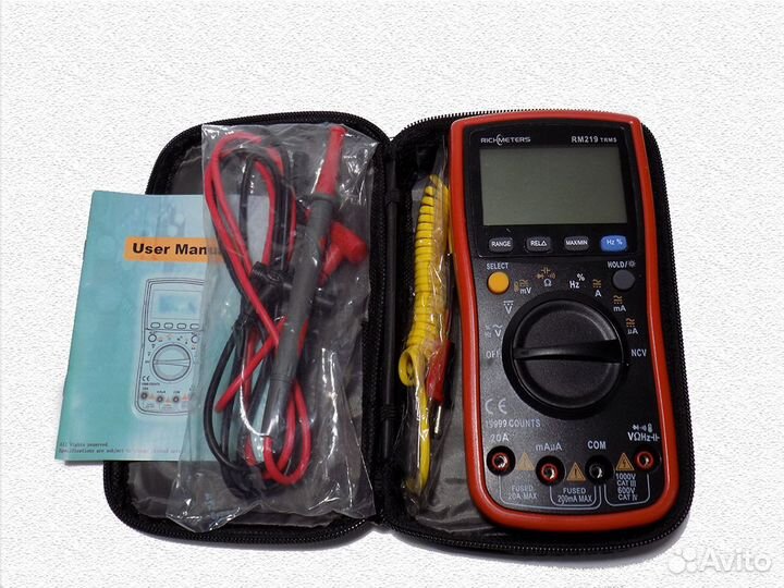 Цифровой мультиметр тестер Richmeters RM219