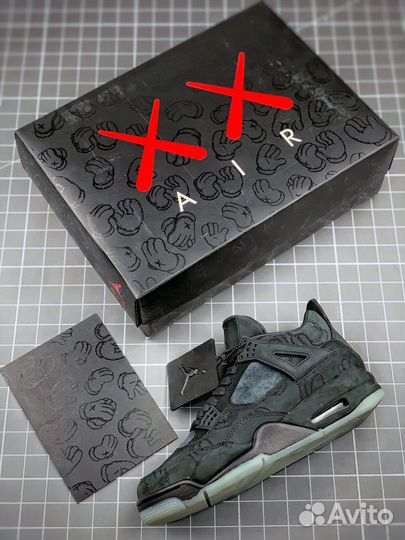 Nike Air Jordan 4 Kaws Black