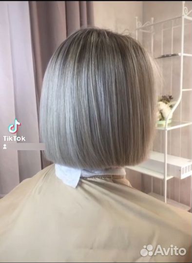 Стрижка и окрашивание волос