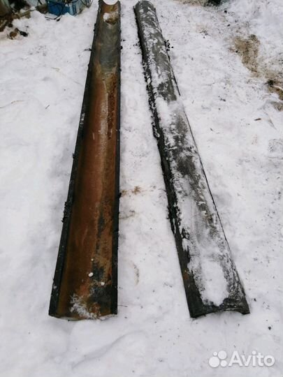 Полозья для саней. Труба пнд пластик