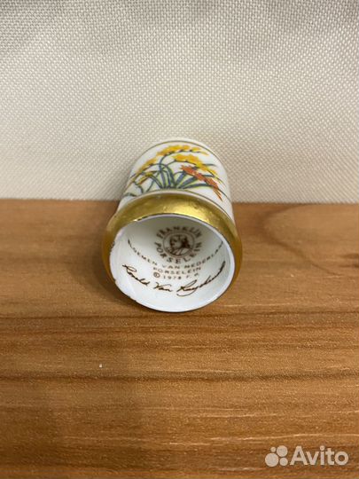 Наперсток коллекционный 1978 г. Franklin Mint