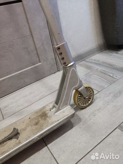 Трюковой самокат Aztek Fountain Complete Silver