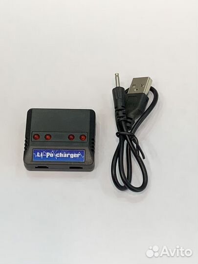 Зарядное устройство ET USB 4in1 для 4-х батарей