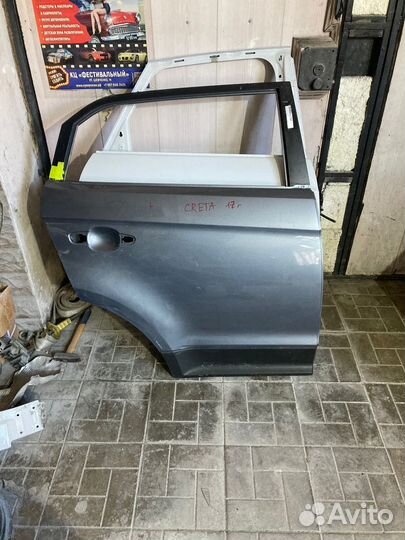 Дверь задняя правая hyundai creta