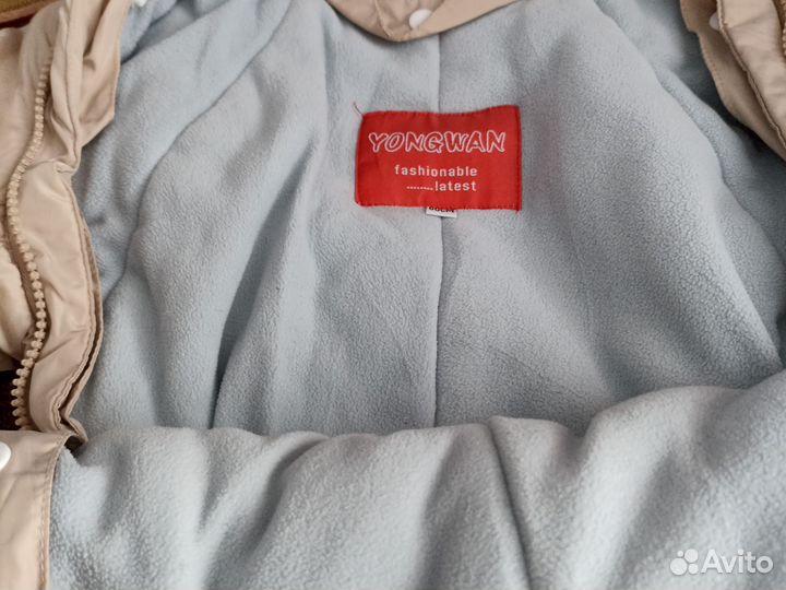 Зимний комбинезон для девочки 80